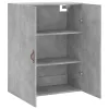 Betonszürke fali szekrény 69,5x34x90 cm