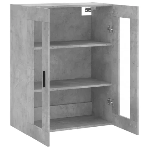 Betonszürke fali szekrény 69,5x34x90 cm