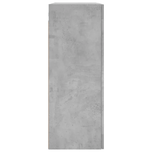 Betonszürke fali szekrény 69,5x34x90 cm