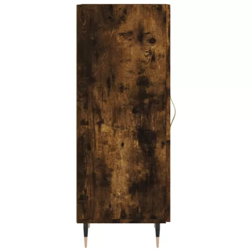 Füstös tölgy színű szerelt fa tálalószekrény 34,5 x 34 x 90 cm