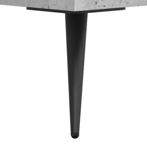 Betonszürke szerelt fa tálalószekrény 34,5 x 34 x 90 cm