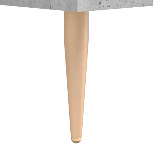 Betonszürke szerelt fa tálalószekrény 34,5 x 32,5 x 90 cm