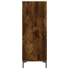 Sonoma tölgy színű szerelt fa tálalószekrény 34,5x32,5x90 cm