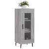Szürke sonoma színű szerelt fa tálalószekrény 34,5 x 34 x 90 cm