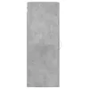 Betonszürke fali szekrény 34,5 x 34 x 90 cm