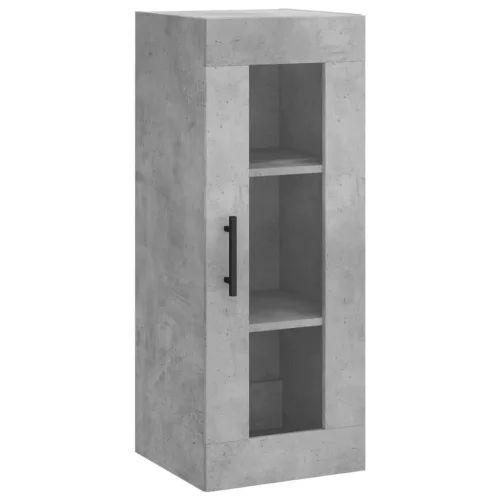 Betonszürke fali szekrény 34,5 x 34 x 90 cm