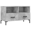 Betonszürke szerelt fa TV-szekrény 80 x 36 x 50 cm