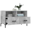 Betonszürke szerelt fa TV-szekrény 80 x 36 x 50 cm