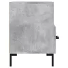 Betonszürke szerelt fa TV-szekrény 80 x 36 x 50 cm