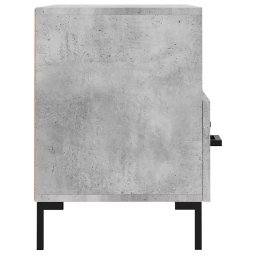 Betonszürke szerelt fa TV-szekrény 80 x 36 x 50 cm