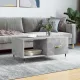 Betonszürke szerelt fa dohányzóasztal 90 x 50 x 40 cm