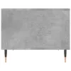 Betonszürke szerelt fa dohányzóasztal 60 x 50 x 40 cm