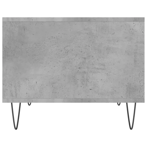 Betonszürke szerelt fa dohányzóasztal 60 x 50 x 40 cm