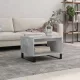 Betonszürke szerelt fa dohányzóasztal 60 x 50 x 40 cm