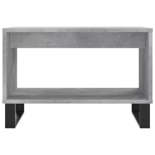 Betonszürke szerelt fa dohányzóasztal 60 x 50 x 40 cm