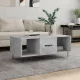 Betonszürke szerelt fa dohányzóasztal 102 x 50 x 40 cm