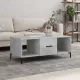 Betonszürke szerelt fa dohányzóasztal 102 x 50 x 40 cm