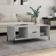 Betonszürke szerelt fa dohányzóasztal 102 x 50 x 40 cm