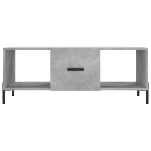 Betonszürke szerelt fa dohányzóasztal 102 x 50 x 40 cm