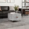 Betonszürke szerelt fa dohányzóasztal 50 x 50 x 40 cm