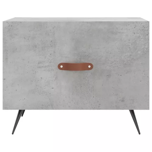 Betonszürke szerelt fa dohányzóasztal 50 x 50 x 40 cm