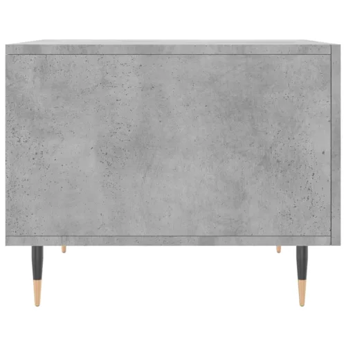 2 db betonszürke szerelt fa dohányzóasztal 50 x 50 x 40 cm