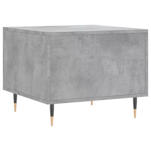 2 db betonszürke szerelt fa dohányzóasztal 50 x 50 x 40 cm