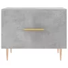 Betonszürke szerelt fa dohányzóasztal 50 x 50 x 40 cm
