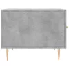 Betonszürke szerelt fa dohányzóasztal 50 x 50 x 40 cm