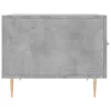 2 db betonszürke szerelt fa dohányzóasztal 50 x 50 x 40 cm