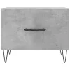 Betonszürke szerelt fa dohányzóasztal 50 x 50 x 40 cm