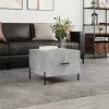 Betonszürke szerelt fa dohányzóasztal 50 x 50 x 40 cm