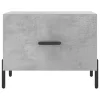 Betonszürke szerelt fa dohányzóasztal 50 x 50 x 40 cm