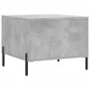 2 db betonszürke szerelt fa dohányzóasztal 50 x 50 x 40 cm