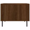 2 db barna tölgy szerelt fa dohányzóasztal 50 x 50 x 40 cm
