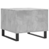 Betonszürke szerelt fa dohányzóasztal 50 x 50 x 40 cm