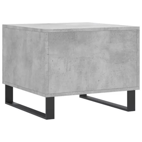Betonszürke szerelt fa dohányzóasztal 50 x 50 x 40 cm