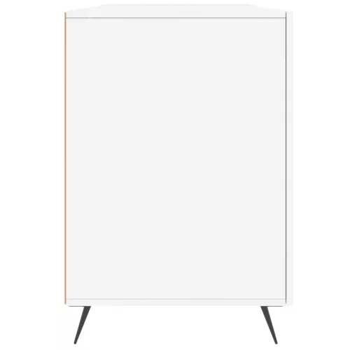 Fehér szerelt fa íróasztal 140 x 50 x 75 cm