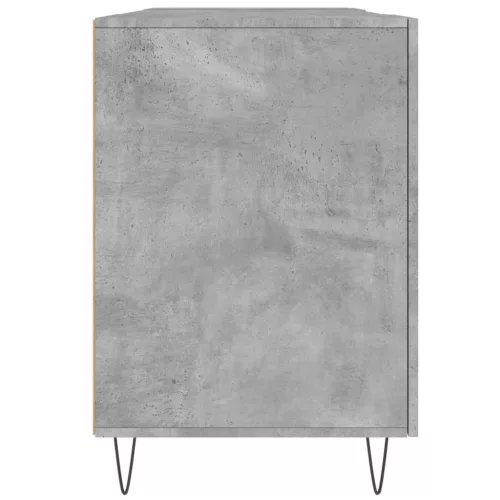 Betonszürke szerelt fa íróasztal 140 x 50 x 75 cm