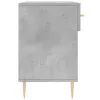 Betonszürke szerelt fa cipőpolc 102 x 35 x 55 cm
