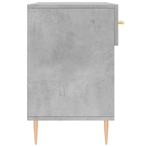 Betonszürke szerelt fa cipőpolc 102 x 35 x 55 cm
