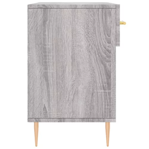 Szürke sonoma színű szerelt fa cipőpolc 102 x 35 x 55 cm
