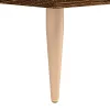 Barna tölgy színű szerelt fa cipőpolc 102x35x55 cm