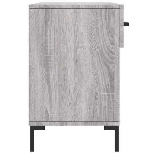 Szürke sonoma színű szerelt fa cipőpolc 102 x 35 x 55 cm