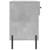 Betonszürke szerelt fa cipőpolc 102 x 35 x 55 cm