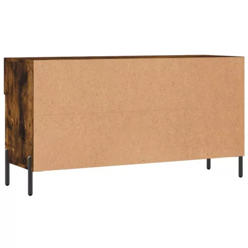 Füstös tölgy színű szerelt fa cipőpolc 102x35x55 cm