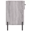 Szürke sonoma színű szerelt fa cipőpolc 102 x 35 x 55 cm