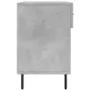 Betonszürke szerelt fa cipőpolc 102 x 35 x 55 cm