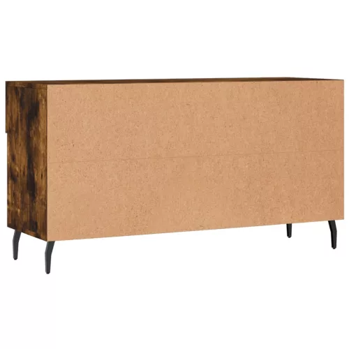 Füstös tölgy színű szerelt fa cipőpolc 102x35x55 cm
