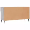 Szürke sonoma színű szerelt fa cipőpolc 102 x 35 x 55 cm